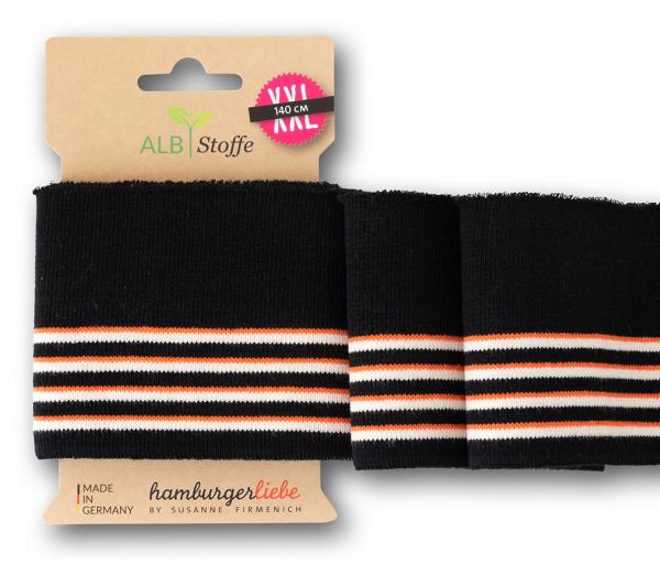 Cuff Me College Sweet home Bündchen schwarz-papaia-meringa